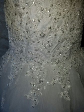 Fit and flare flower girl wedding dress